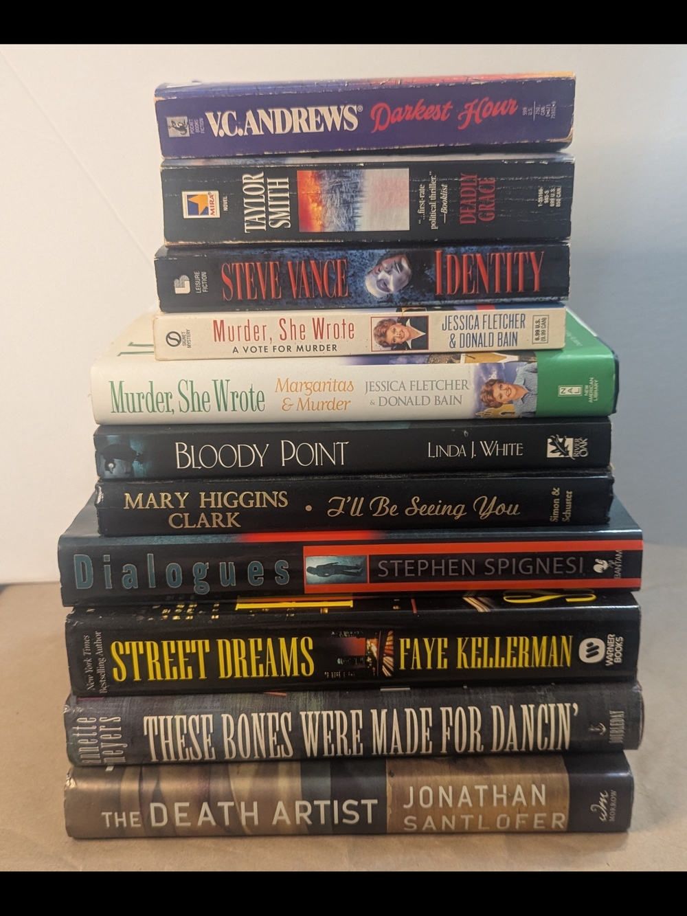 Vintage Mystery Thriller Book Lot 11 Books